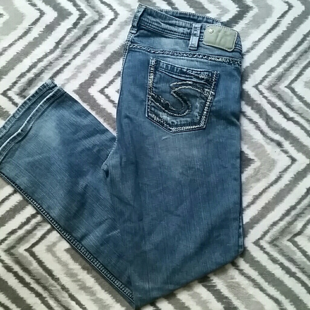 SILVER JEANS AIKO 18X33